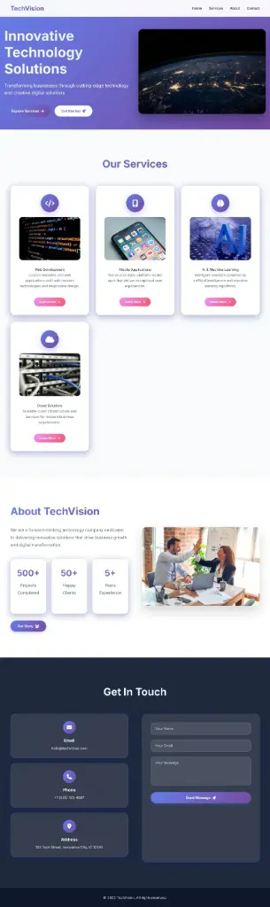 TechVision Technology TEMPLATE