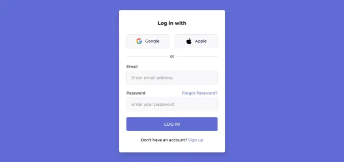 Login Form