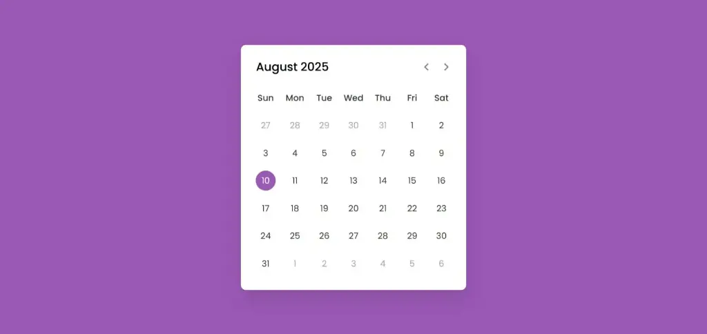 dynamic calendar
