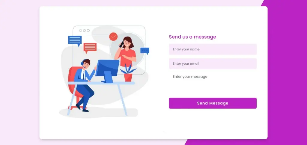 Responsive Contact Us Form