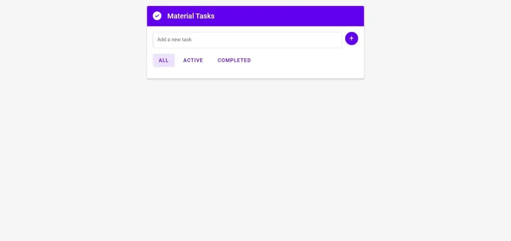 Material Design | todo - list