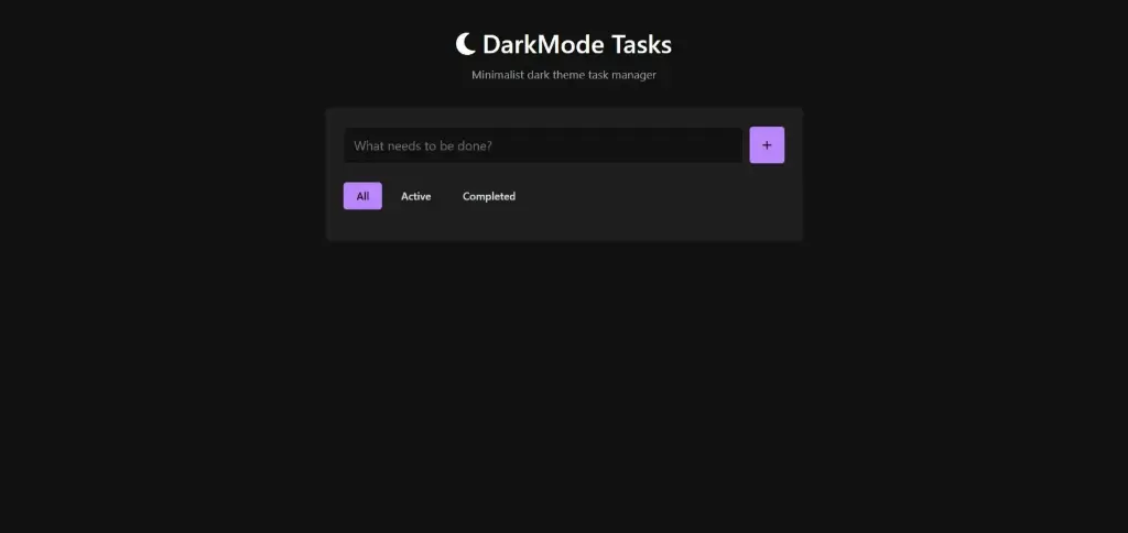 Dark Mode Minimalist