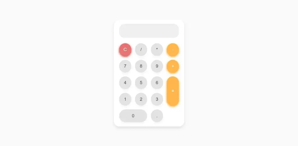 mordern Calculator - Minimalist