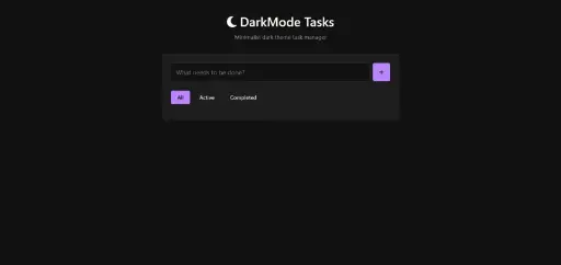 Dark Mode Minimalist