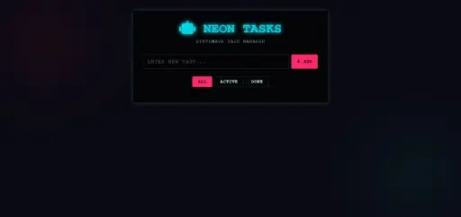 Neon Cyberpunk | todo list